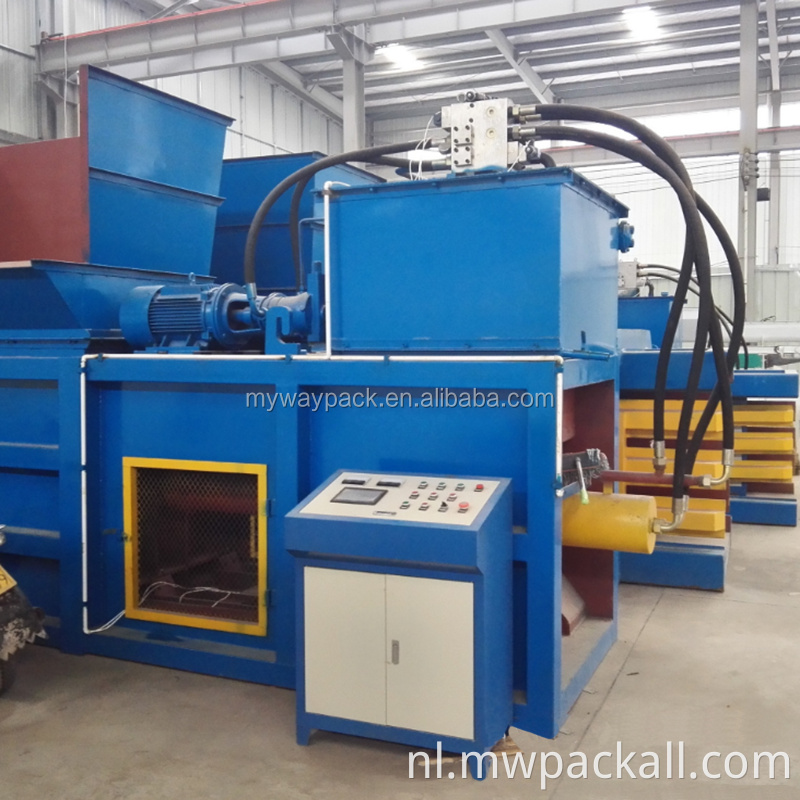 2021 Myway -merk horizontaal type kan voldoen aan een verscheidenheid aan verpakkingsvereisten Waste Carton Packer (10T tot 150 t)